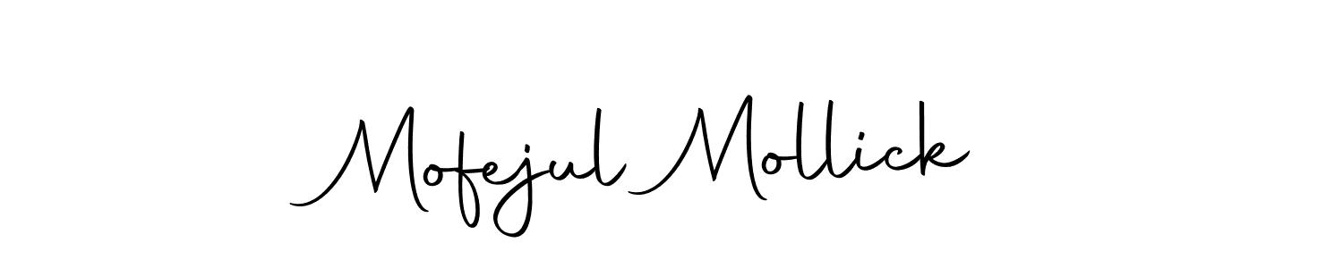 Use a signature maker to create a handwritten signature online. With this signature software, you can design (Autography-DOLnW) your own signature for name Mofejul Mollick. Mofejul Mollick signature style 10 images and pictures png