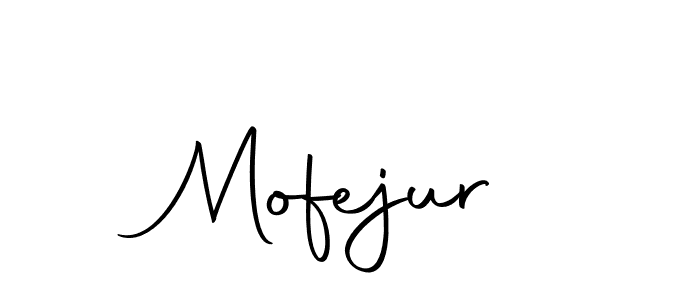 Create a beautiful signature design for name Mofejur. With this signature (Autography-DOLnW) fonts, you can make a handwritten signature for free. Mofejur signature style 10 images and pictures png