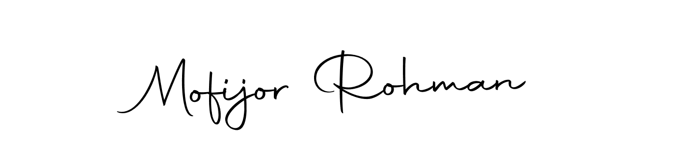 Mofijor Rohman stylish signature style. Best Handwritten Sign (Autography-DOLnW) for my name. Handwritten Signature Collection Ideas for my name Mofijor Rohman. Mofijor Rohman signature style 10 images and pictures png