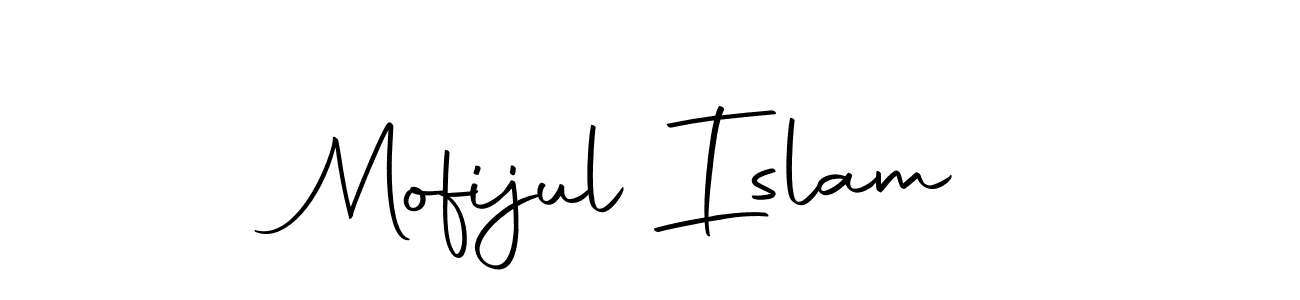 How to make Mofijul Islam name signature. Use Autography-DOLnW style for creating short signs online. This is the latest handwritten sign. Mofijul Islam signature style 10 images and pictures png