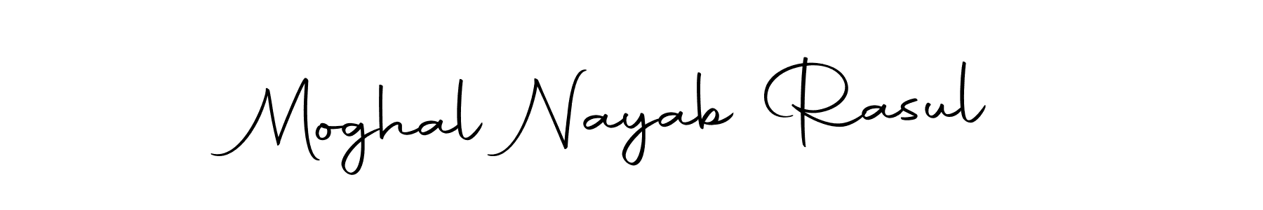 The best way (Autography-DOLnW) to make a short signature is to pick only two or three words in your name. The name Moghal Nayab Rasul include a total of six letters. For converting this name. Moghal Nayab Rasul signature style 10 images and pictures png