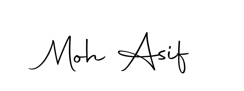 This is the best signature style for the Moh Asif name. Also you like these signature font (Autography-DOLnW). Mix name signature. Moh Asif signature style 10 images and pictures png