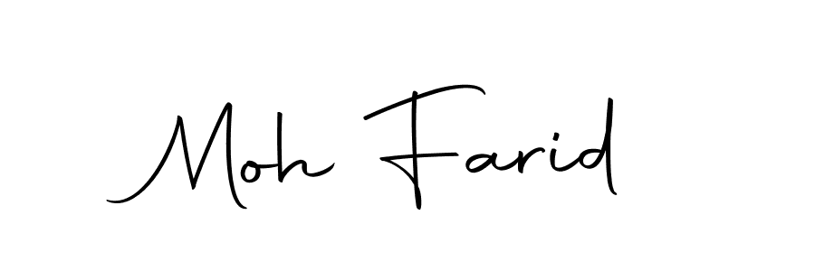 if you are searching for the best signature style for your name Moh Farid. so please give up your signature search. here we have designed multiple signature styles  using Autography-DOLnW. Moh Farid signature style 10 images and pictures png