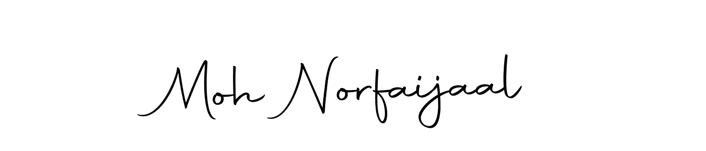 Moh Norfaijaal stylish signature style. Best Handwritten Sign (Autography-DOLnW) for my name. Handwritten Signature Collection Ideas for my name Moh Norfaijaal. Moh Norfaijaal signature style 10 images and pictures png