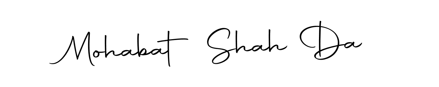 You can use this online signature creator to create a handwritten signature for the name Mohabat Shah Da. This is the best online autograph maker. Mohabat Shah Da signature style 10 images and pictures png