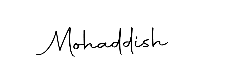 Design your own signature with our free online signature maker. With this signature software, you can create a handwritten (Autography-DOLnW) signature for name Mohaddish. Mohaddish signature style 10 images and pictures png