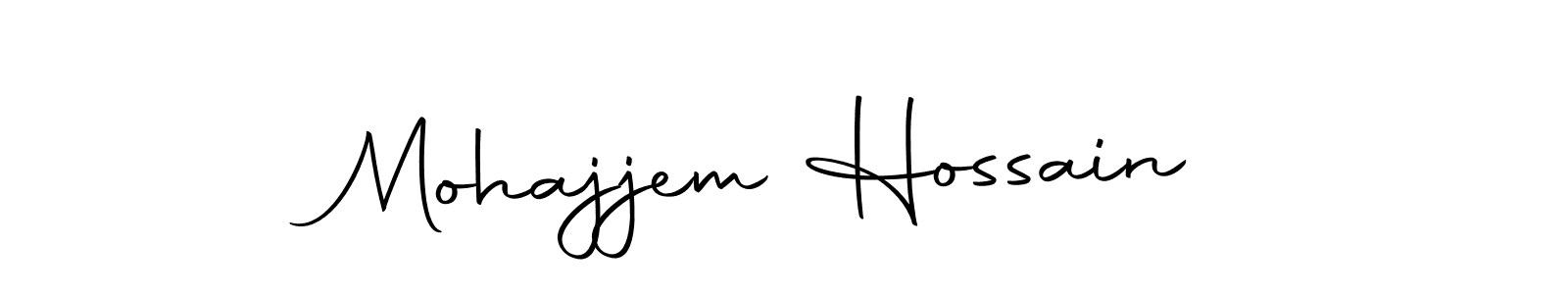 Make a beautiful signature design for name Mohajjem Hossain. With this signature (Autography-DOLnW) style, you can create a handwritten signature for free. Mohajjem Hossain signature style 10 images and pictures png