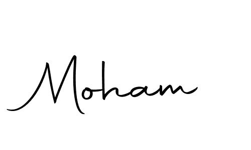 Make a beautiful signature design for name Moham. Use this online signature maker to create a handwritten signature for free. Moham signature style 10 images and pictures png