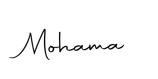 Make a beautiful signature design for name Mohama. Use this online signature maker to create a handwritten signature for free. Mohama signature style 10 images and pictures png