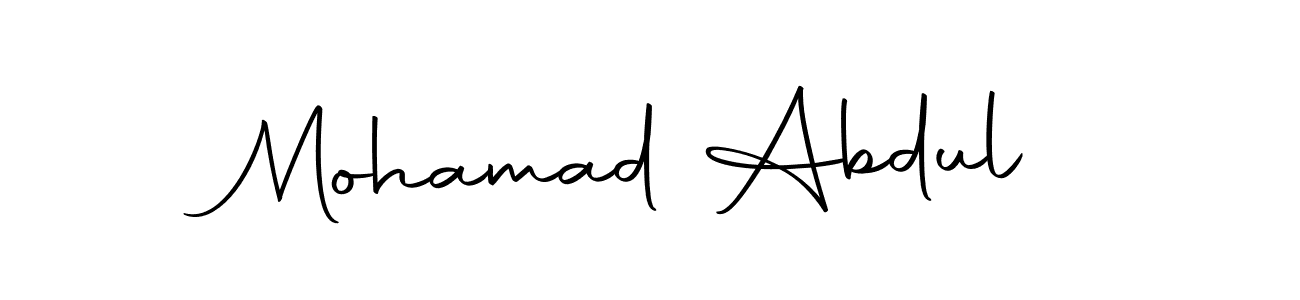 Mohamad Abdul stylish signature style. Best Handwritten Sign (Autography-DOLnW) for my name. Handwritten Signature Collection Ideas for my name Mohamad Abdul. Mohamad Abdul signature style 10 images and pictures png