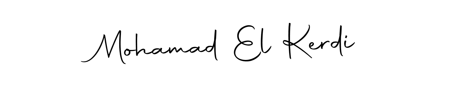 Use a signature maker to create a handwritten signature online. With this signature software, you can design (Autography-DOLnW) your own signature for name Mohamad El Kerdi. Mohamad El Kerdi signature style 10 images and pictures png