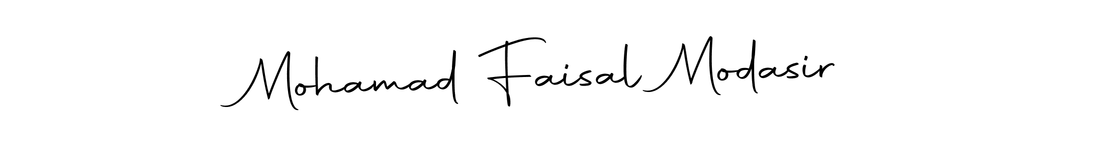 Design your own signature with our free online signature maker. With this signature software, you can create a handwritten (Autography-DOLnW) signature for name Mohamad Faisal Modasir. Mohamad Faisal Modasir signature style 10 images and pictures png