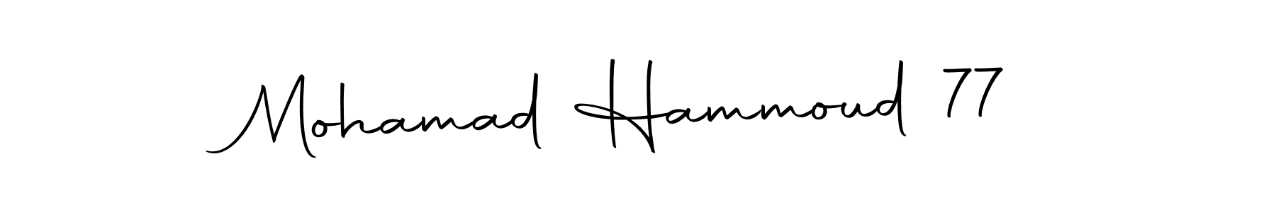 The best way (Autography-DOLnW) to make a short signature is to pick only two or three words in your name. The name Mohamad Hammoud 77 include a total of six letters. For converting this name. Mohamad Hammoud 77 signature style 10 images and pictures png