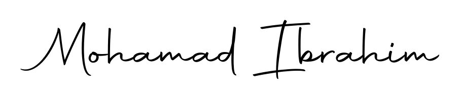 Style your name Mohamad Ibrahim with confidence using Autography-DOLnW signature design. Simple, elegant, and ready for immediate document use. Mohamad Ibrahim signature style 10 images and pictures png