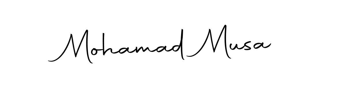 Mohamad Musa stylish signature style. Best Handwritten Sign (Autography-DOLnW) for my name. Handwritten Signature Collection Ideas for my name Mohamad Musa. Mohamad Musa signature style 10 images and pictures png