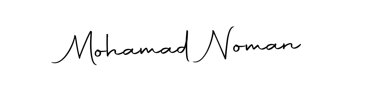 Make a beautiful signature design for name Mohamad Noman. With this signature (Autography-DOLnW) style, you can create a handwritten signature for free. Mohamad Noman signature style 10 images and pictures png