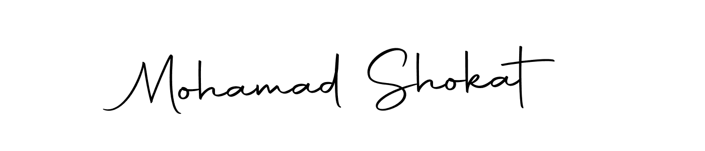 You can use this online signature creator to create a handwritten signature for the name Mohamad Shokat. This is the best online autograph maker. Mohamad Shokat signature style 10 images and pictures png