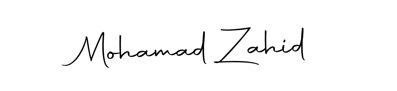 You should practise on your own different ways (Autography-DOLnW) to write your name (Mohamad Zahid) in signature. don't let someone else do it for you. Mohamad Zahid signature style 10 images and pictures png