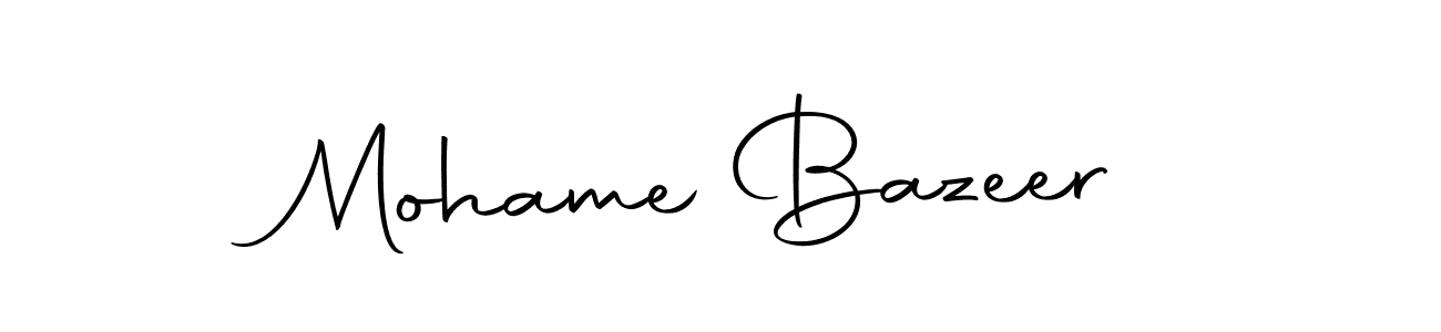 How to Draw Mohame Bazeer signature style? Autography-DOLnW is a latest design signature styles for name Mohame Bazeer. Mohame Bazeer signature style 10 images and pictures png