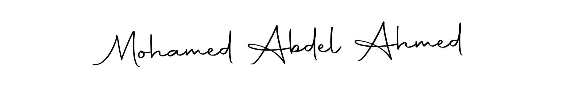 The best way (Autography-DOLnW) to make a short signature is to pick only two or three words in your name. The name Mohamed Abdel Ahmed include a total of six letters. For converting this name. Mohamed Abdel Ahmed signature style 10 images and pictures png