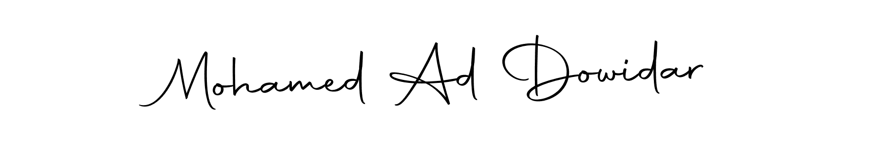Use a signature maker to create a handwritten signature online. With this signature software, you can design (Autography-DOLnW) your own signature for name Mohamed Ad Dowidar. Mohamed Ad Dowidar signature style 10 images and pictures png