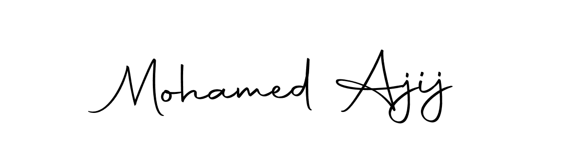 Make a beautiful signature design for name Mohamed Ajij. With this signature (Autography-DOLnW) style, you can create a handwritten signature for free. Mohamed Ajij signature style 10 images and pictures png