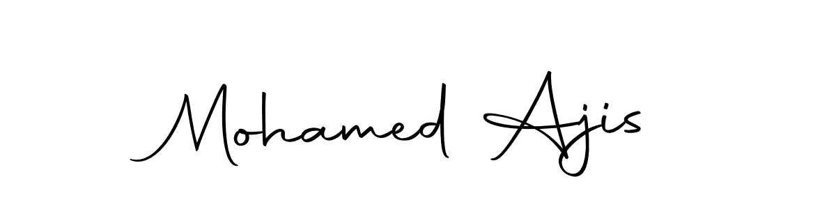 You should practise on your own different ways (Autography-DOLnW) to write your name (Mohamed Ajis) in signature. don't let someone else do it for you. Mohamed Ajis signature style 10 images and pictures png