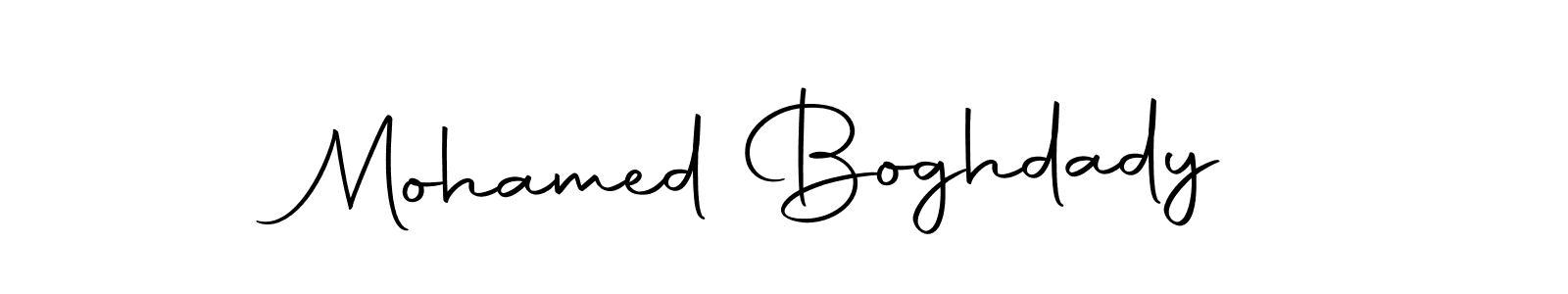 This is the best signature style for the Mohamed Boghdady name. Also you like these signature font (Autography-DOLnW). Mix name signature. Mohamed Boghdady signature style 10 images and pictures png