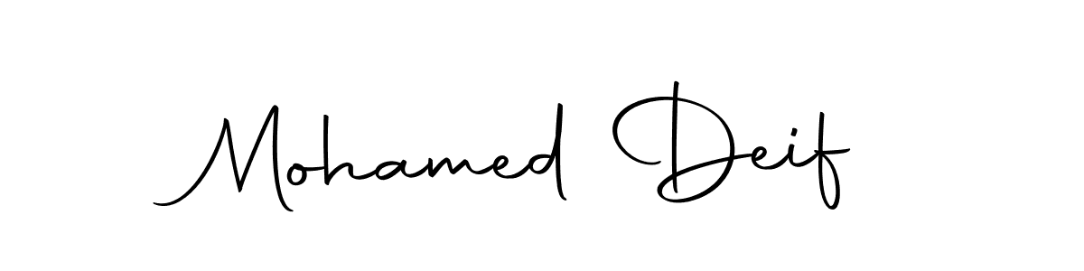 Also we have Mohamed Deif name is the best signature style. Create professional handwritten signature collection using Autography-DOLnW autograph style. Mohamed Deif signature style 10 images and pictures png