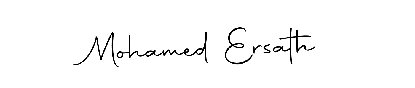 The best way (Autography-DOLnW) to make a short signature is to pick only two or three words in your name. The name Mohamed Ersath include a total of six letters. For converting this name. Mohamed Ersath signature style 10 images and pictures png