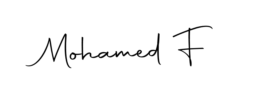 It looks lik you need a new signature style for name Mohamed F. Design unique handwritten (Autography-DOLnW) signature with our free signature maker in just a few clicks. Mohamed F signature style 10 images and pictures png