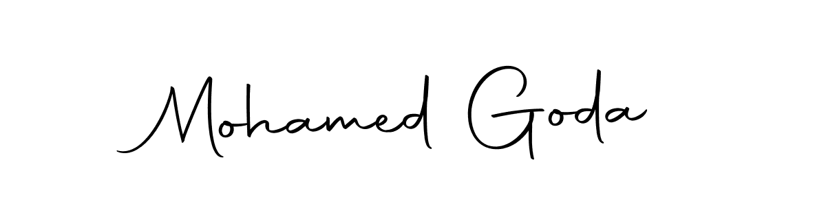 Make a beautiful signature design for name Mohamed Goda. With this signature (Autography-DOLnW) style, you can create a handwritten signature for free. Mohamed Goda signature style 10 images and pictures png