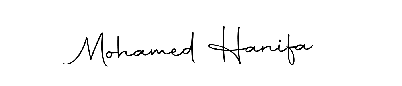 Design your own signature with our free online signature maker. With this signature software, you can create a handwritten (Autography-DOLnW) signature for name Mohamed Hanifa. Mohamed Hanifa signature style 10 images and pictures png