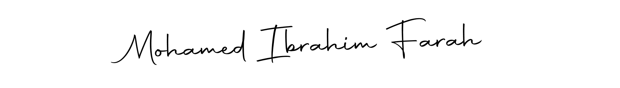 You should practise on your own different ways (Autography-DOLnW) to write your name (Mohamed Ibrahim Farah) in signature. don't let someone else do it for you. Mohamed Ibrahim Farah signature style 10 images and pictures png