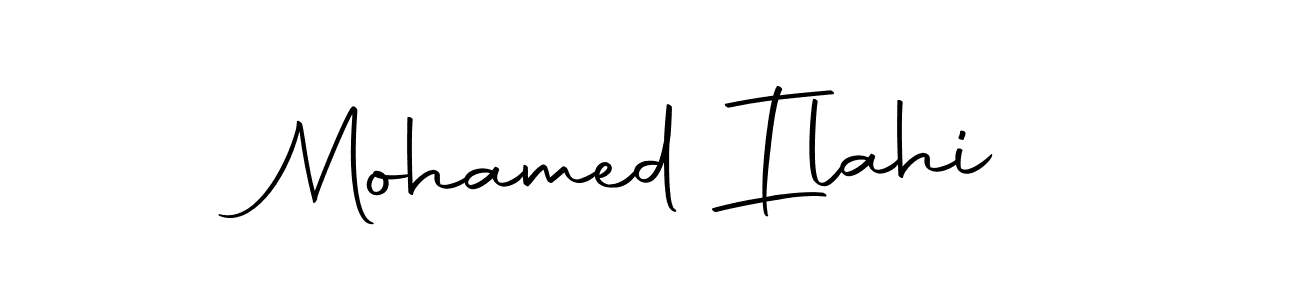 Make a beautiful signature design for name Mohamed Ilahi. With this signature (Autography-DOLnW) style, you can create a handwritten signature for free. Mohamed Ilahi signature style 10 images and pictures png