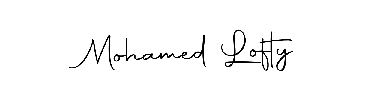 How to make Mohamed Lofty signature? Autography-DOLnW is a professional autograph style. Create handwritten signature for Mohamed Lofty name. Mohamed Lofty signature style 10 images and pictures png