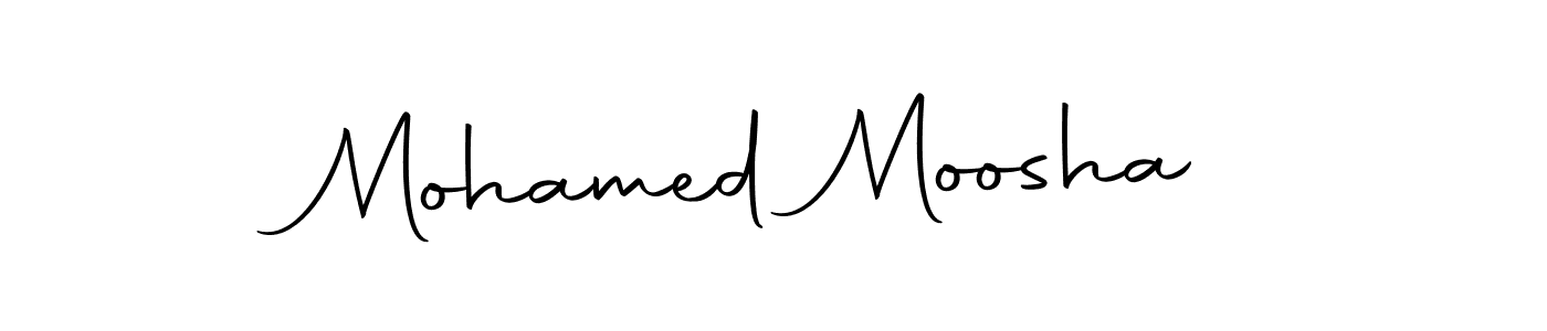 Also we have Mohamed Moosha name is the best signature style. Create professional handwritten signature collection using Autography-DOLnW autograph style. Mohamed Moosha signature style 10 images and pictures png