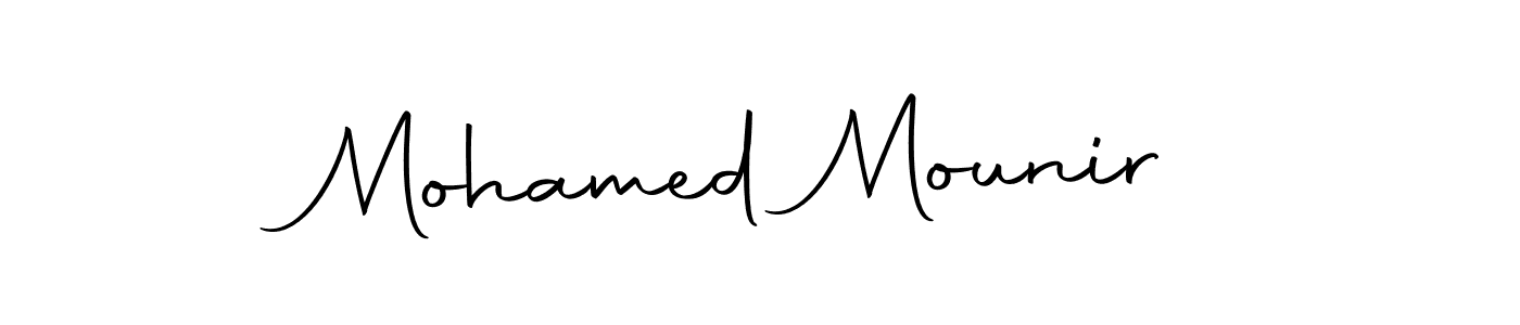 Make a short Mohamed Mounir signature style. Manage your documents anywhere anytime using Autography-DOLnW. Create and add eSignatures, submit forms, share and send files easily. Mohamed Mounir signature style 10 images and pictures png