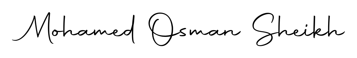 Create your official email sign-off with Mohamed Osman Sheikh name in Autography-DOLnW style. Crisp, clean, and perfectly legible across all screens. Mohamed Osman Sheikh signature style 10 images and pictures png