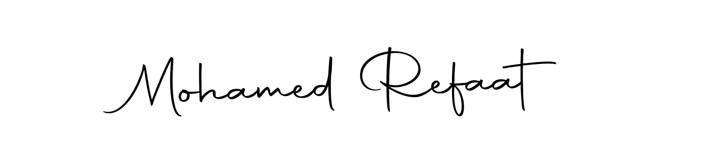 How to make Mohamed Refaat signature? Autography-DOLnW is a professional autograph style. Create handwritten signature for Mohamed Refaat name. Mohamed Refaat signature style 10 images and pictures png