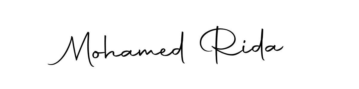 How to make Mohamed Rida signature? Autography-DOLnW is a professional autograph style. Create handwritten signature for Mohamed Rida name. Mohamed Rida signature style 10 images and pictures png