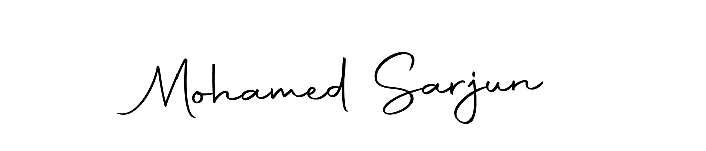 Make a beautiful signature design for name Mohamed Sarjun. With this signature (Autography-DOLnW) style, you can create a handwritten signature for free. Mohamed Sarjun signature style 10 images and pictures png