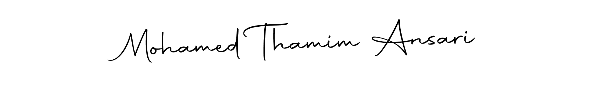 Use a signature maker to create a handwritten signature online. With this signature software, you can design (Autography-DOLnW) your own signature for name Mohamed Thamim Ansari. Mohamed Thamim Ansari signature style 10 images and pictures png