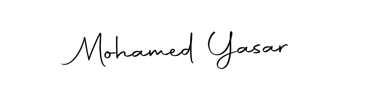 Mohamed Yasar stylish signature style. Best Handwritten Sign (Autography-DOLnW) for my name. Handwritten Signature Collection Ideas for my name Mohamed Yasar. Mohamed Yasar signature style 10 images and pictures png