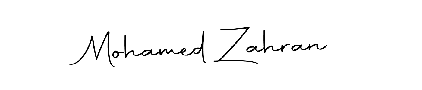 Design your own signature with our free online signature maker. With this signature software, you can create a handwritten (Autography-DOLnW) signature for name Mohamed Zahran. Mohamed Zahran signature style 10 images and pictures png