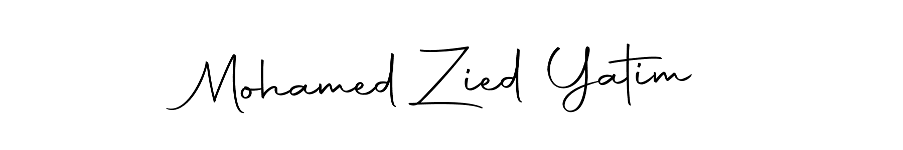 It looks lik you need a new signature style for name Mohamed Zied Yatim. Design unique handwritten (Autography-DOLnW) signature with our free signature maker in just a few clicks. Mohamed Zied Yatim signature style 10 images and pictures png