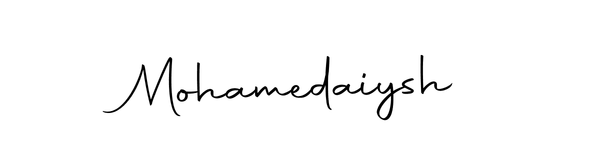 The best way (Autography-DOLnW) to make a short signature is to pick only two or three words in your name. The name Mohamedaiysh include a total of six letters. For converting this name. Mohamedaiysh signature style 10 images and pictures png