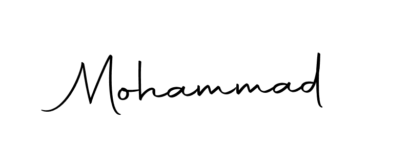 Create a beautiful signature design for name Mohammad. With this signature (Autography-DOLnW) fonts, you can make a handwritten signature for free. Mohammad signature style 10 images and pictures png