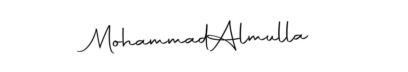You should practise on your own different ways (Autography-DOLnW) to write your name (Mohammad  Almulla) in signature. don't let someone else do it for you. Mohammad  Almulla signature style 10 images and pictures png