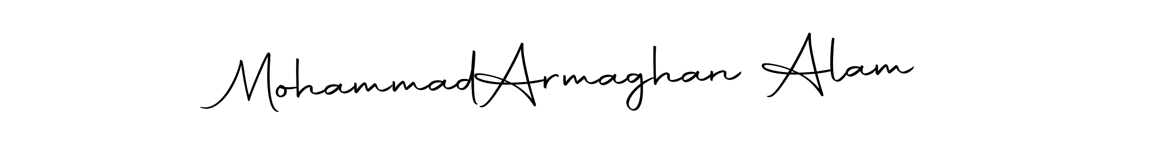 The best way (Autography-DOLnW) to make a short signature is to pick only two or three words in your name. The name Mohammad  Armaghan Alam include a total of six letters. For converting this name. Mohammad  Armaghan Alam signature style 10 images and pictures png